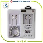 کابل شارژ KingYou Type-C To Type-C PD مدل KL-16 100W